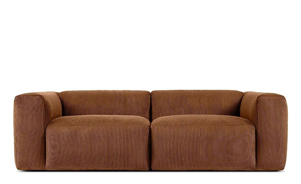 KONSIMO Einzelsofa  Buffo ¦ orange ¦ Maße (cm): B: 250 H: 73 Polstermöbel > günstig online kaufen