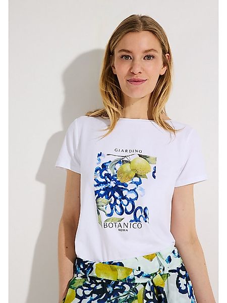 MORE&MORE T-Shirt sommerliches Kurzarmshirt "Zitrone" günstig online kaufen