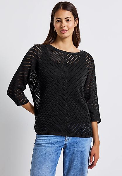 STREET ONE Strickpullover, im soften Baumwoll-Mix günstig online kaufen