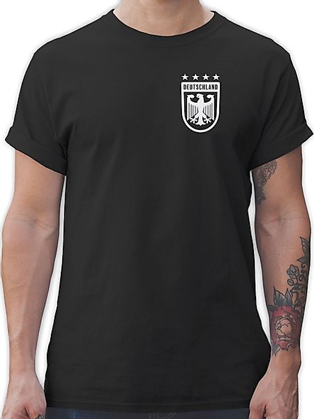 Shirtracer T-Shirt Deutschland Wappen mit Bundesadler günstig online kaufen