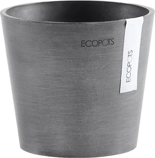ECOPOTS Blumentopf "AMSTERDAM Mini Grey", BxTxH: 13x13x11,4 cm günstig online kaufen