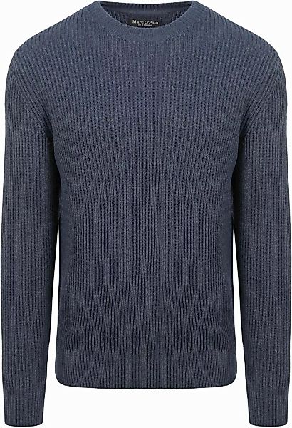 Marc O'Polo Pullover Wool Blend Navy - Größe XL günstig online kaufen