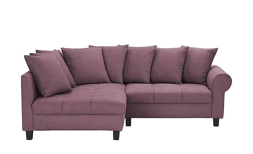 smart Ecksofa  Lunella  ¦ lila/violett ¦ Maße (cm): B: 232 H: 86 T: 190.0 P günstig online kaufen