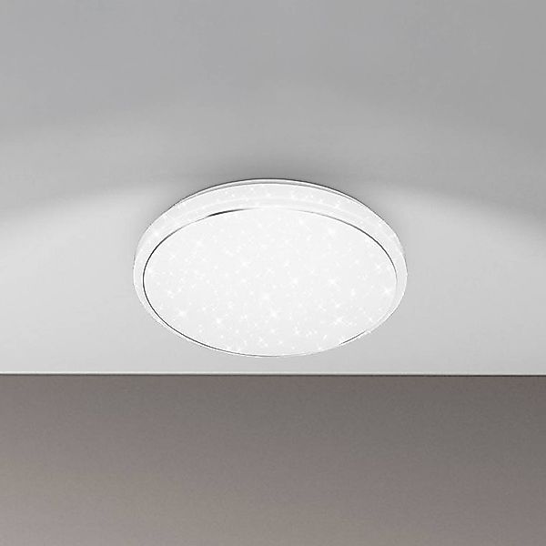 LED-Deckenleuchte Star, weiß, Sternendekor, CCT, dimmbar günstig online kaufen