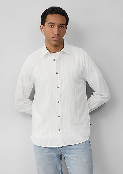 s.Oliver Langarmhemd Regular Fit: Gestreiftes Hemd günstig online kaufen