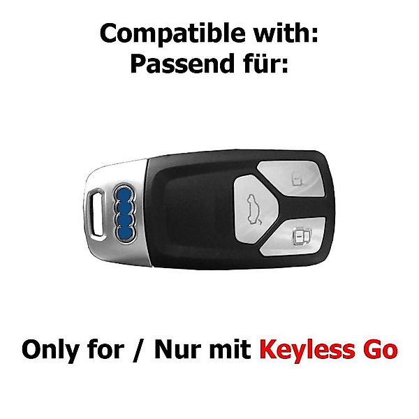 mt-key Schlüsseltasche Autoschlüssel Hardcover Schutzhülle Metallic günstig online kaufen