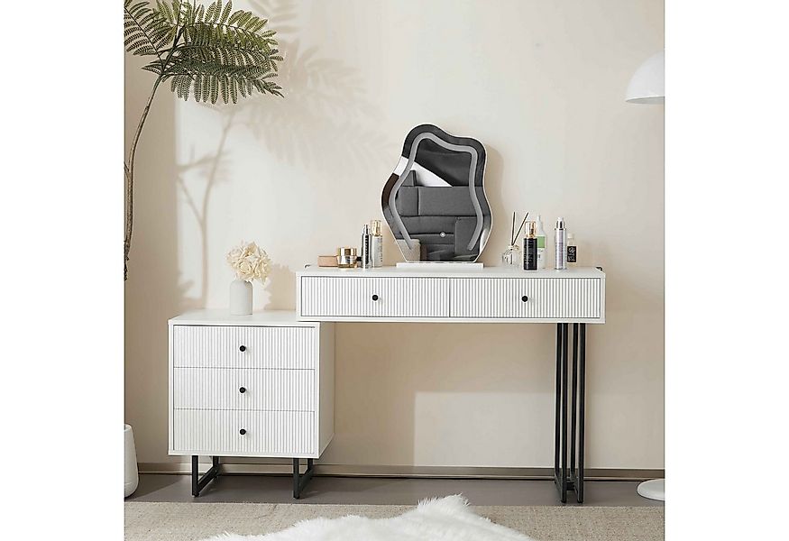 BlingBin Schminktisch Frisiertisch Kosmetiktisch (1-St., mit Spiegel und3-f günstig online kaufen