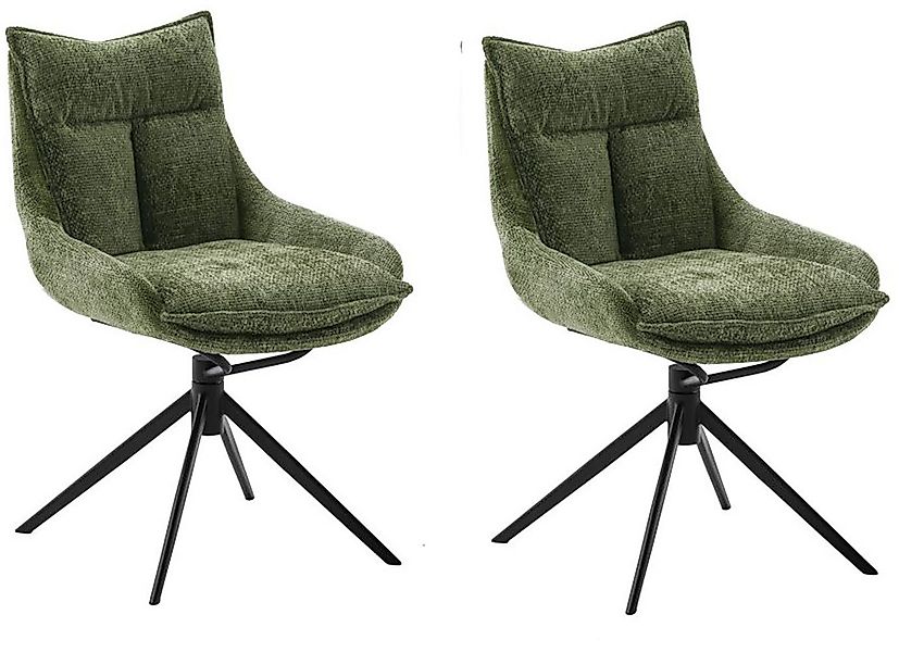 MCA furniture Esszimmerstuhl PARKER, (2er-Set), drehbar 360°, Dreh- & Schwi günstig online kaufen