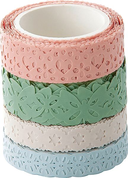 Folia Klebeband Pastell-Mix 4 Rollen, 5 günstig online kaufen