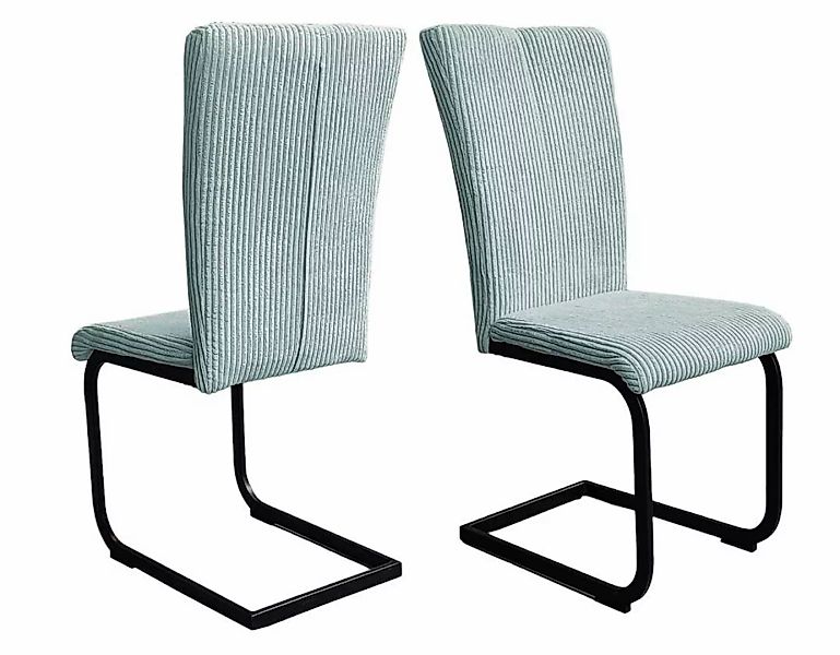 Home affaire Freischwinger "Oliver", (Set), 2 St., Cord, Stuhl belastbar bi günstig online kaufen