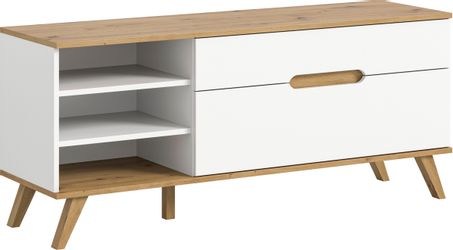 Home affaire Lowboard "Alesund, Breite 140 cm, 1 Klappe, 1 Schubkasten, kon günstig online kaufen
