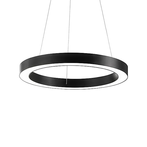 Ideal Lux LED-Hängeleuchte Oracle, Ø 70 cm, schwarz, 3.000 K günstig online kaufen