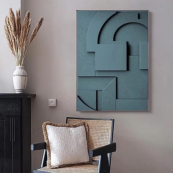 TPFLiving Kunstdruck OHNE RAHMEN, Nordic Art - Gemetrische und abstrakte Fo günstig online kaufen