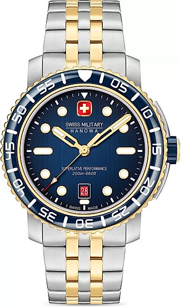 Swiss Military Hanowa Schweizer Uhr "BLACK MARLIN, SMWGH0001760" günstig online kaufen