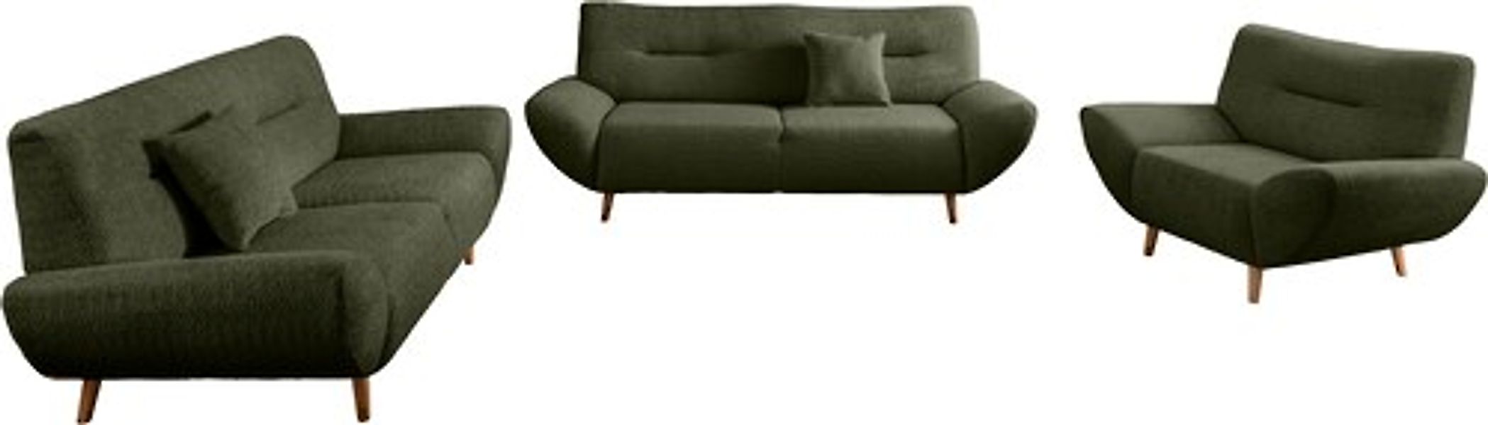 Home affaire Polstergarnitur »DRAGO« 3 tlg. tlg. günstig online kaufen