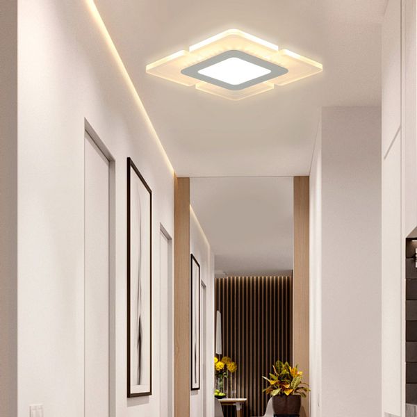 WILGOON Deckenleuchte 18W LED Deckenleuchte, Quadra günstig online kaufen