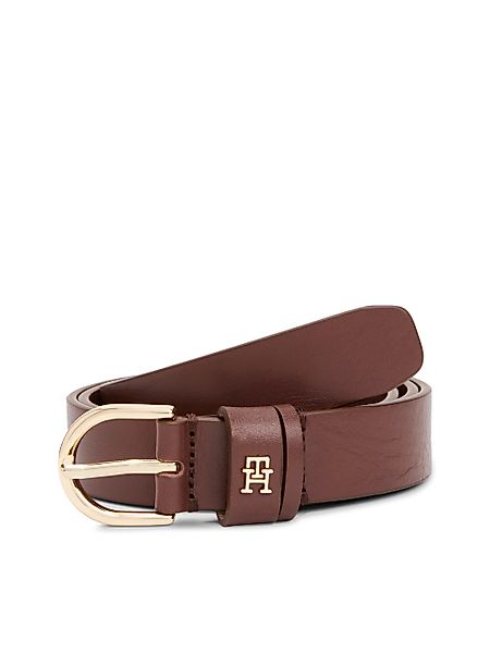 Tommy Hilfiger Ledergürtel "ESSENTIAL EFFORTLESS 2.5 cm breit GOLD" Logoemb günstig online kaufen