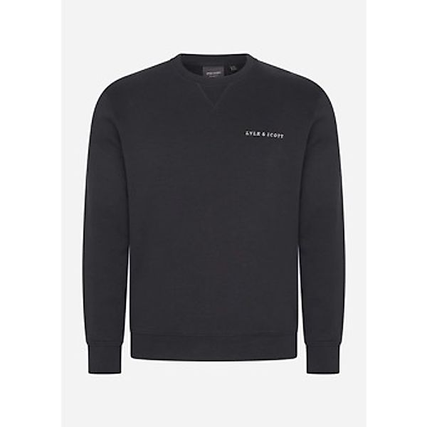 Lyle & Scott  Sweatshirt Loopback embroidered crew neck sweatshirt - jet bl günstig online kaufen