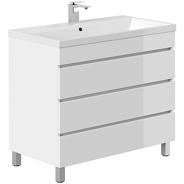 Lomadox Waschtisch FROME-02, 90 cm, stehend, günstig online kaufen
