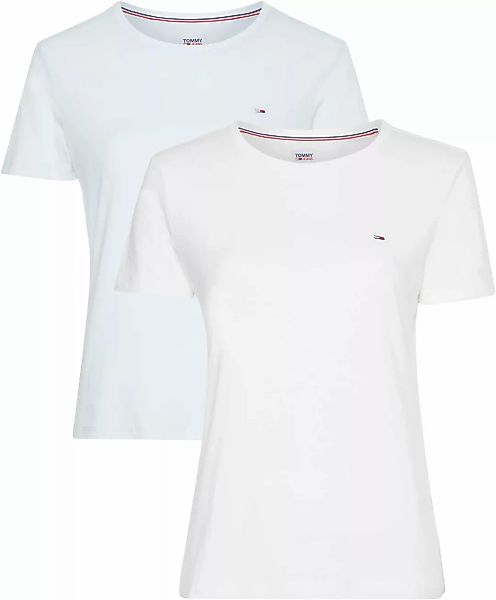 Tommy Jeans Rundhalsshirt "TJW 2PACK SOFT JERSEY TEE", mit Tommy Jeans Logo günstig online kaufen