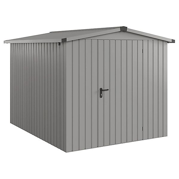 Hörmann EcoStar Gerätehaus Euroline Satteldach 1-flg 237 x 278 cm Graualumi günstig online kaufen