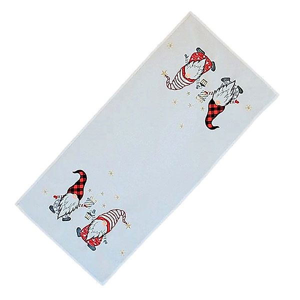 texpot Tischdecke Tischläufer Stickerei Zwei Wichtelmännchen günstig online kaufen