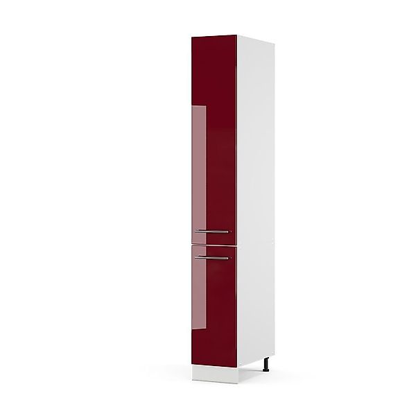 Vicco Hochschrank Fame-Line, Bordeaux Hochglanz/Weiß, 30 günstig online kaufen