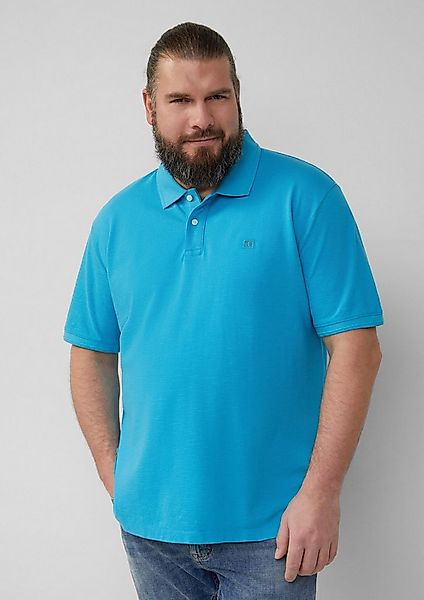 s.Oliver Kurzarmshirt Polo-Shirt Poloshirt mit kleinem Labelpatch günstig online kaufen