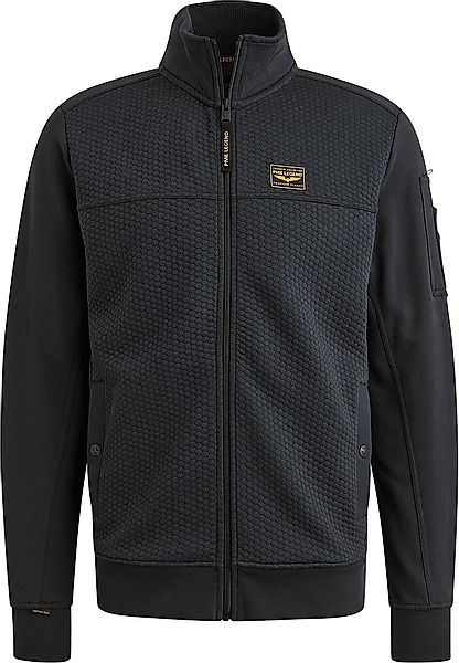 PME Legend Strickjacke Jacquard Interlock Navy   - Größe XXL günstig online kaufen