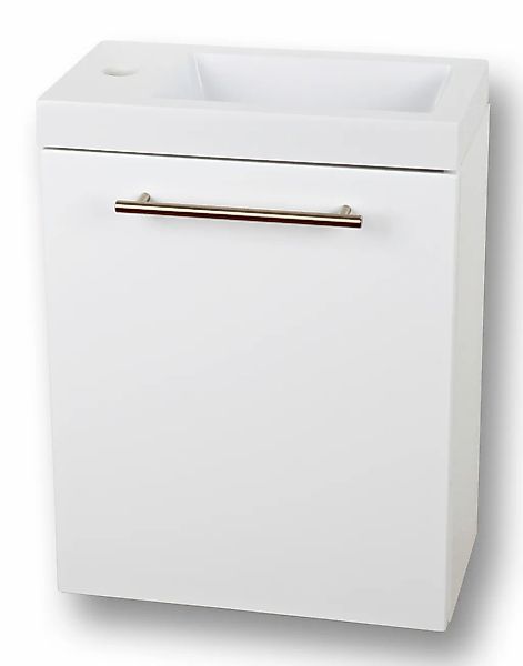 Sanotechnik Einzelwaschtisch Fantasy 40 cm Nuss mit Softclose günstig online kaufen