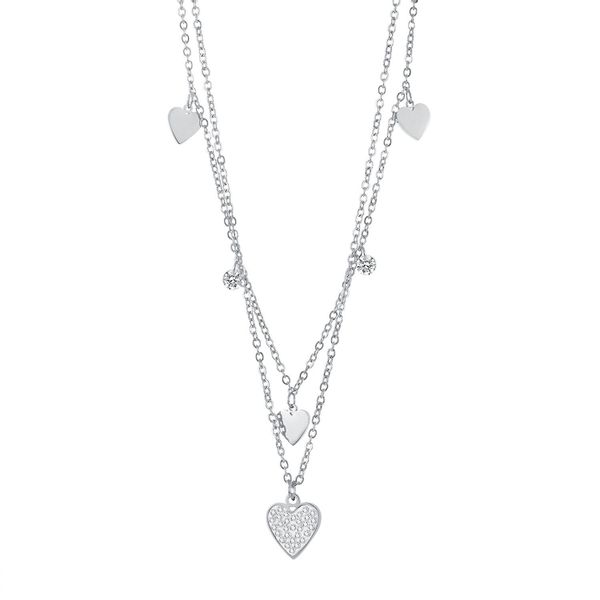 COLLEZIONE ALESSANDRO Kette mit Anhänger "Hearts" aus 925 Sterling Silber günstig online kaufen