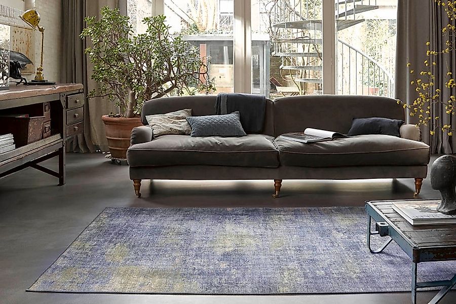 Wecon home Teppich »Night Hour«, rechteckig, 6 mm Höhe, Chenille Baumwolle, günstig online kaufen