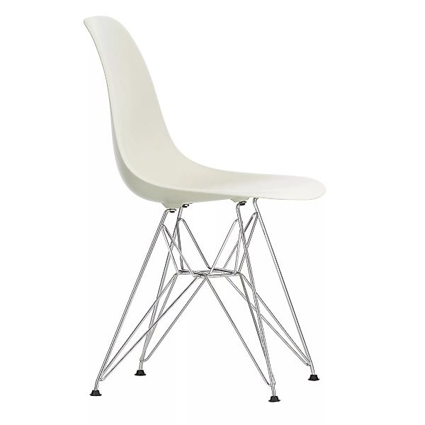 Vitra - Eames Plastic Side Chair DSR Gestell verchromt - kieselstein/Sitzfl günstig online kaufen