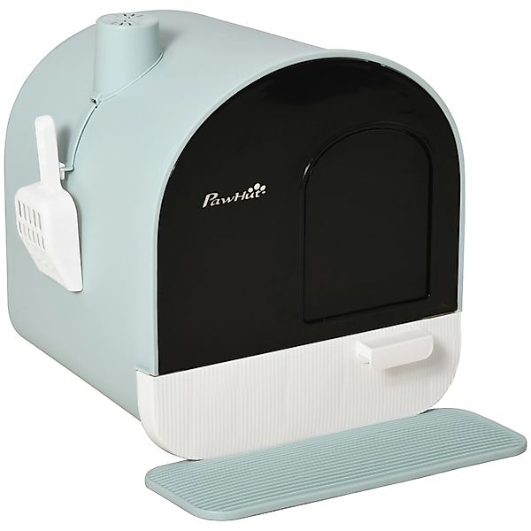PawHut Katzentoilette mit Deckel Streuschaufel günstig online kaufen