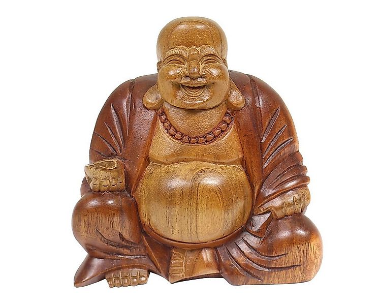 Oriental Galerie Dekofigur Figur Sitzender Happy Buddha klein 18 cm (1 St) günstig online kaufen