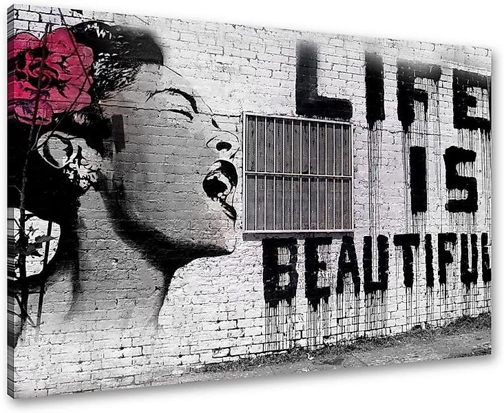 Visario Leinwandbild Wandbild auf Leinwand 80 x 60 cm aufhängfertig von Vis günstig online kaufen