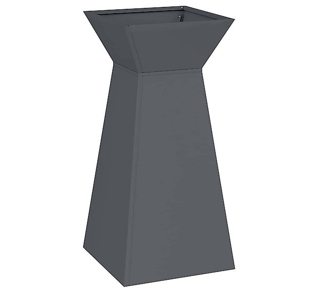 vidaXL Blumentopf Säulen Pflanzer Anthrazit 35 x 35 x 73 cm (1 St) günstig online kaufen