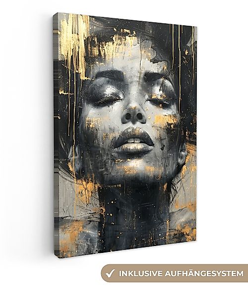 OneMillionCanvasses® Leinwandbild Frau - Kunst - günstig online kaufen