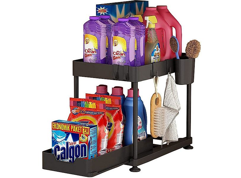 SURFOU Ablageregal Arbeitsplatte Badezimmer Schubladen Küchen Organizer Reg günstig online kaufen