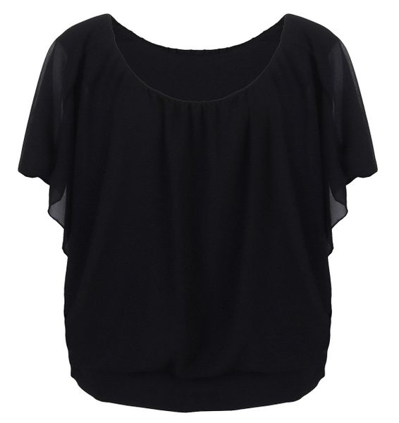 CLEO STYLE Schlupfbluse Damen Chiffon Bluse günstig online kaufen