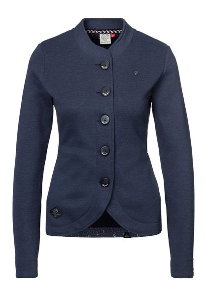Ragwear Sweatjacke "AVALINA O" maritimer Sweat-Blazer mit Kontrast-Details günstig online kaufen