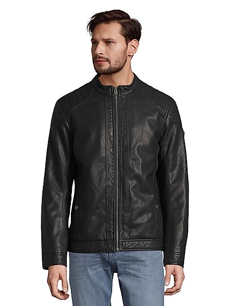 TOM TAILOR Lederimitatjacke mit Stehkragen günstig online kaufen