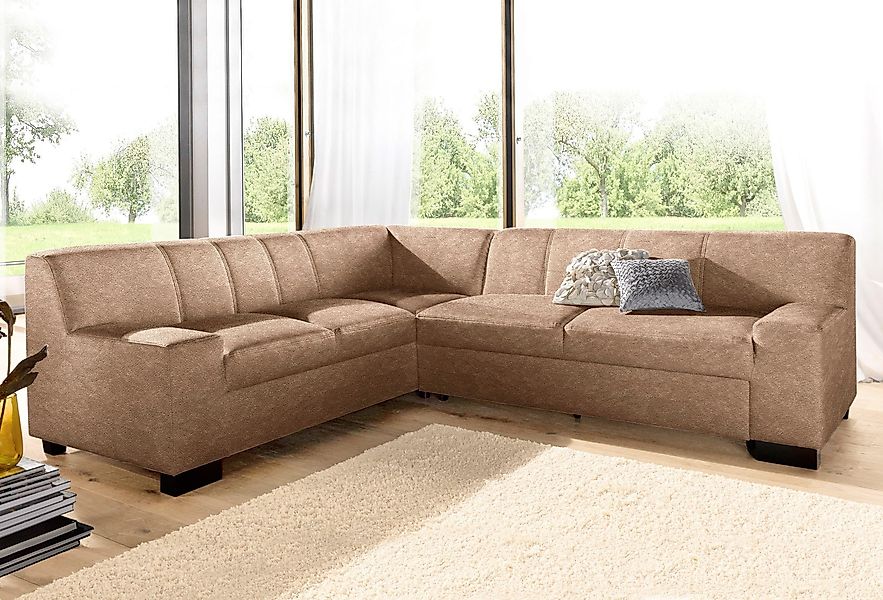 DOMO collection Ecksofa Norma, moderne Armlehnen, günstig online kaufen