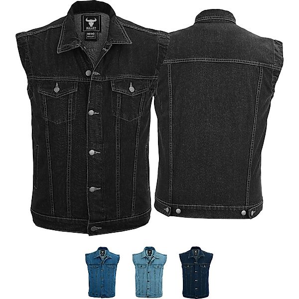 BULLDT Motorradweste BLD698 Jeansweste Biker Kutte günstig online kaufen