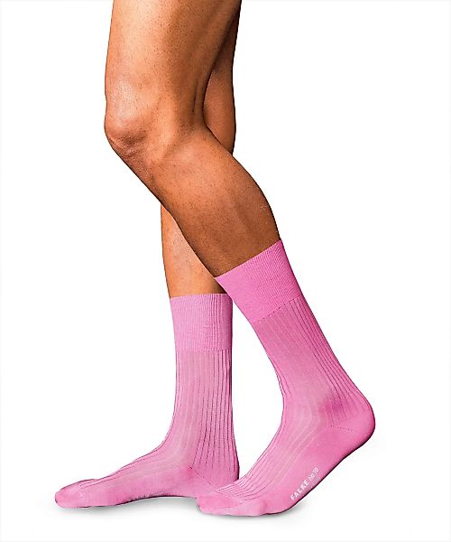 FALKE No. 10 Pure Fil d´Écosse Gentlemen Socken, Herren, 45-46, Rosa, Uni, günstig online kaufen