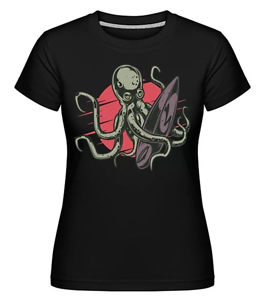 Surfing Octopus · Shirtinator Frauen T-Shirt günstig online kaufen