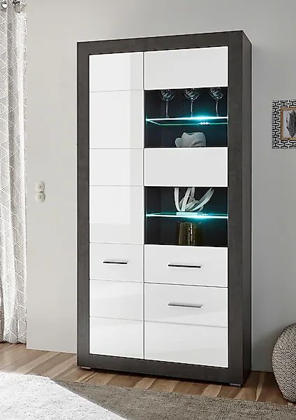 Home affaire Vitrine "Etero" Höhe 198 cm günstig online kaufen