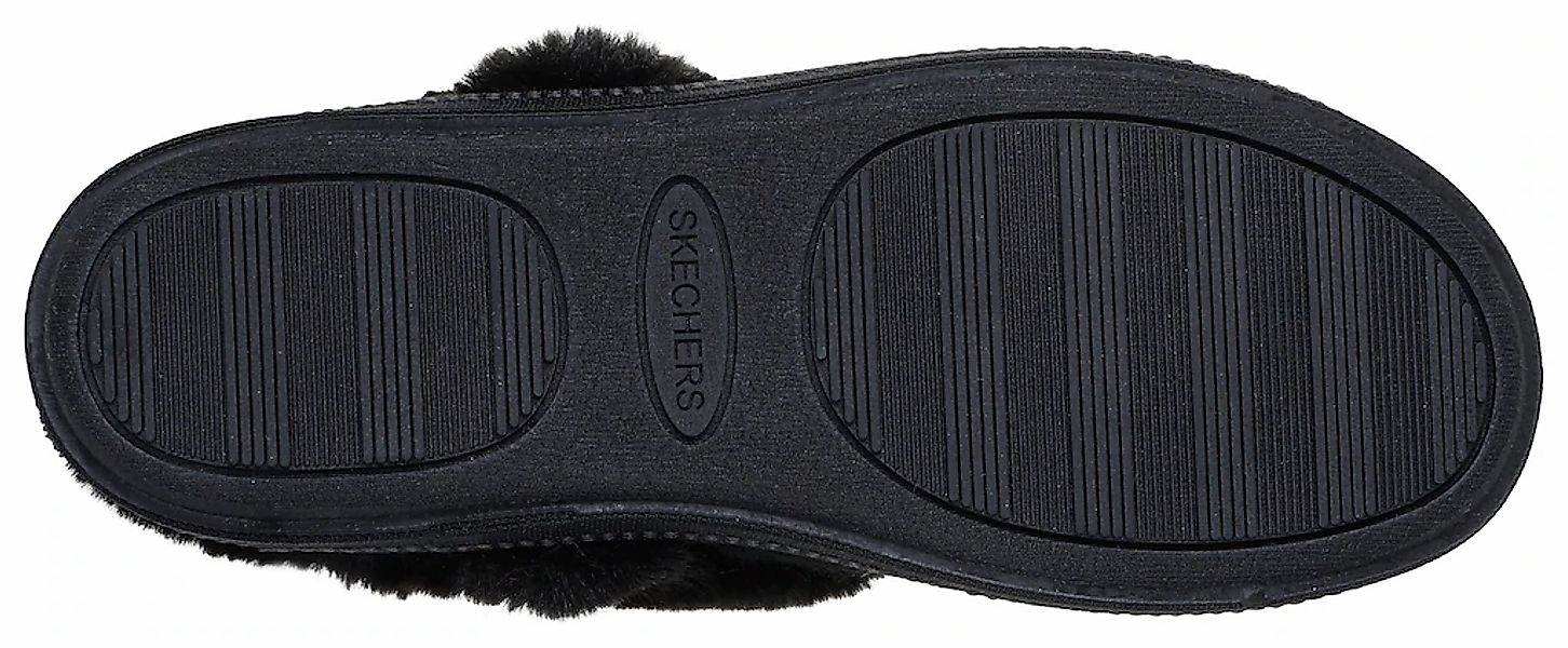 Skechers Plüsch Hausschuhe "COZY CAMPFIRE", Pantoffel, Slipper mit Warmfutt günstig online kaufen
