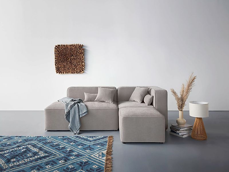 andas Ecksofa "Sundstrup L-Form", Modulserie, individuelle Zusammenstellung günstig online kaufen