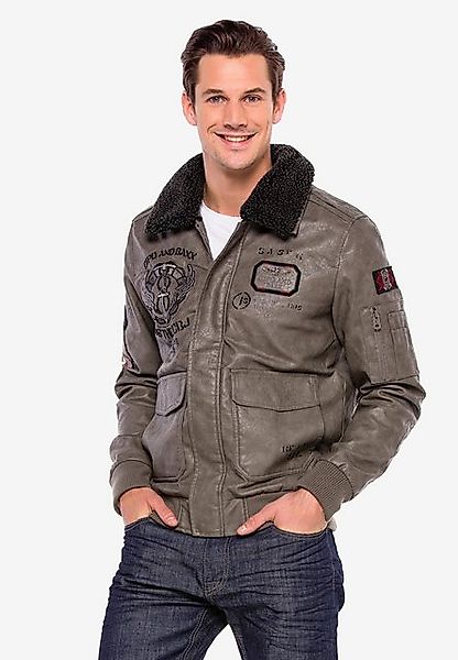 Cipo & Baxx Lederimitatjacke Jacke günstig online kaufen